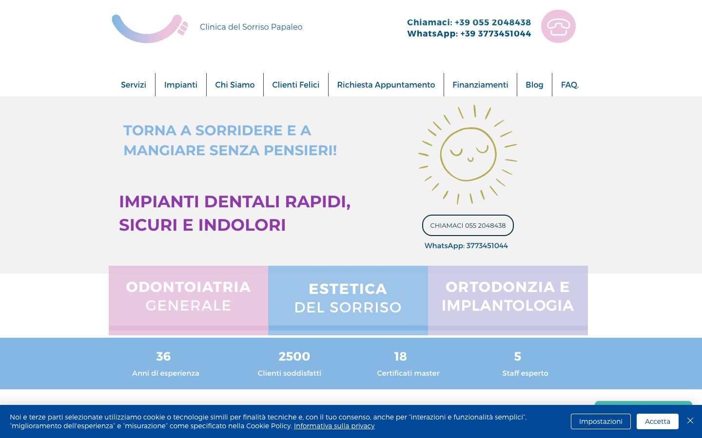 Il sito di oggi